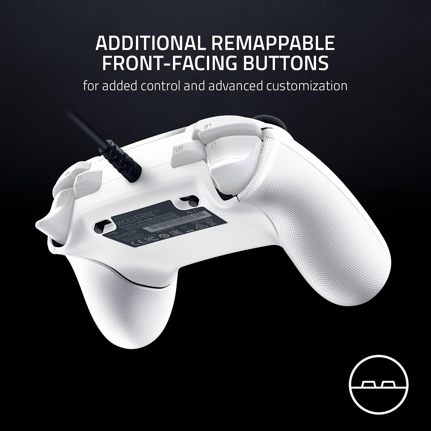 Controlador Razer Wolverine V2 Blanco para Xbox y PC