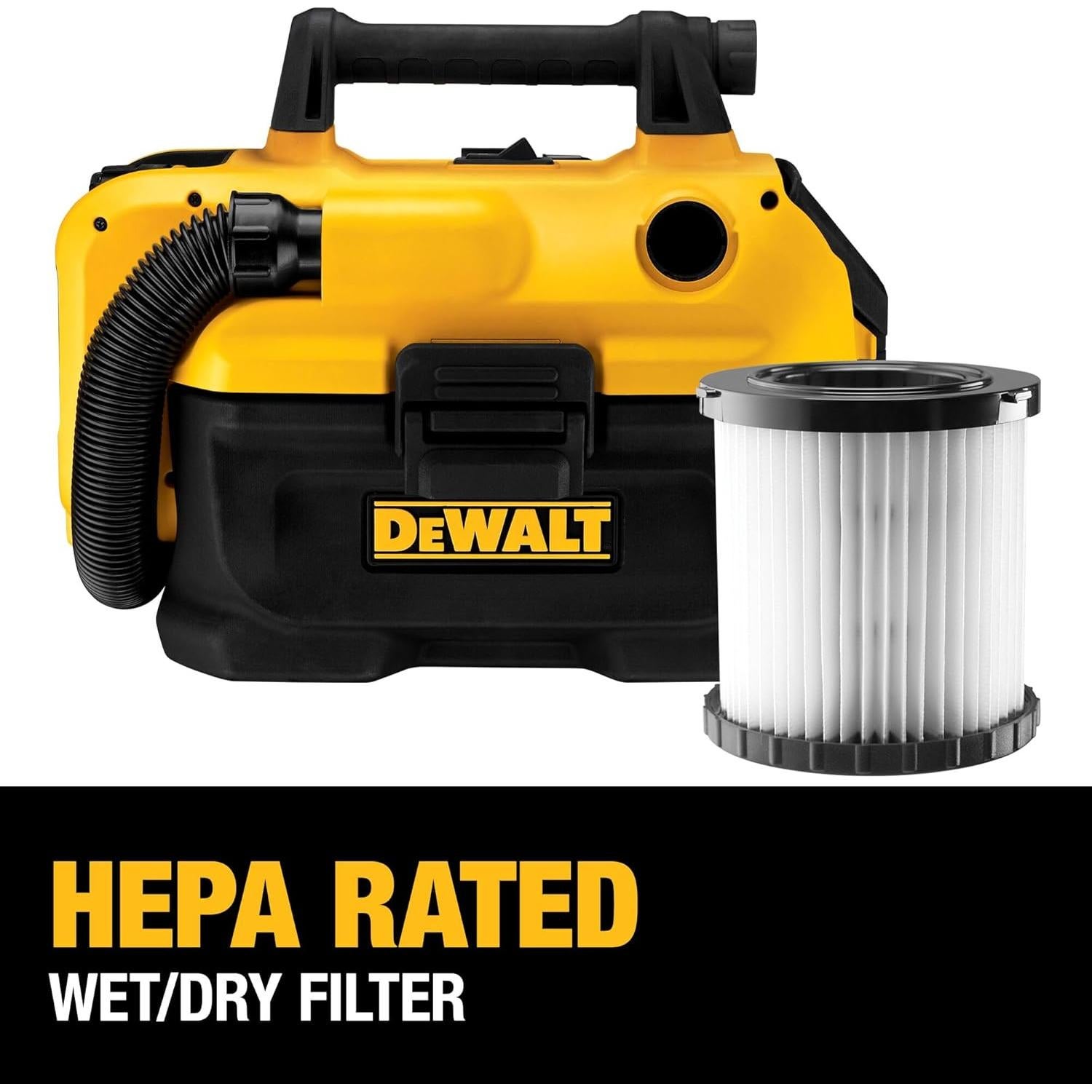 Aspiradora Inalámbrica Húmeda-Seca DEWALT DCV580H 7.57L