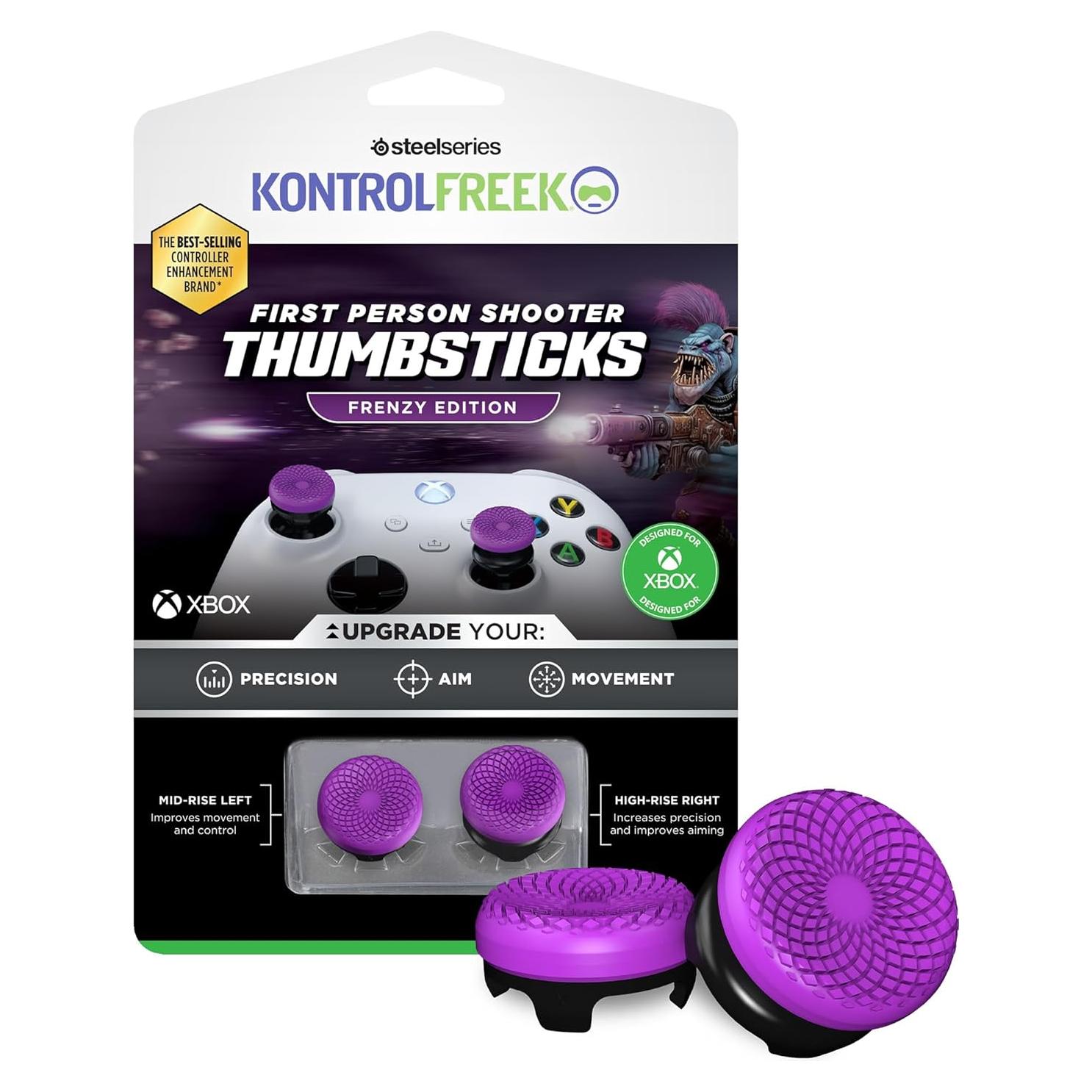 KontrolFreek FPS Freek Frenzy para Xbox One y Series X - Morado/Negro