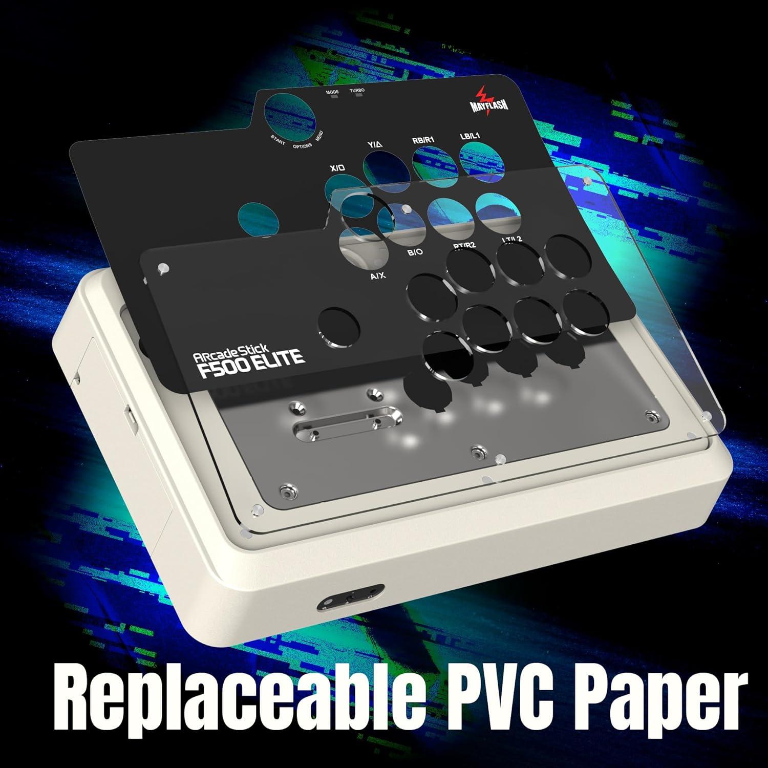 Controlador de Videojuegos USB MAYFLASH F500 Elite - Compatible PS4, Xbox, Switch