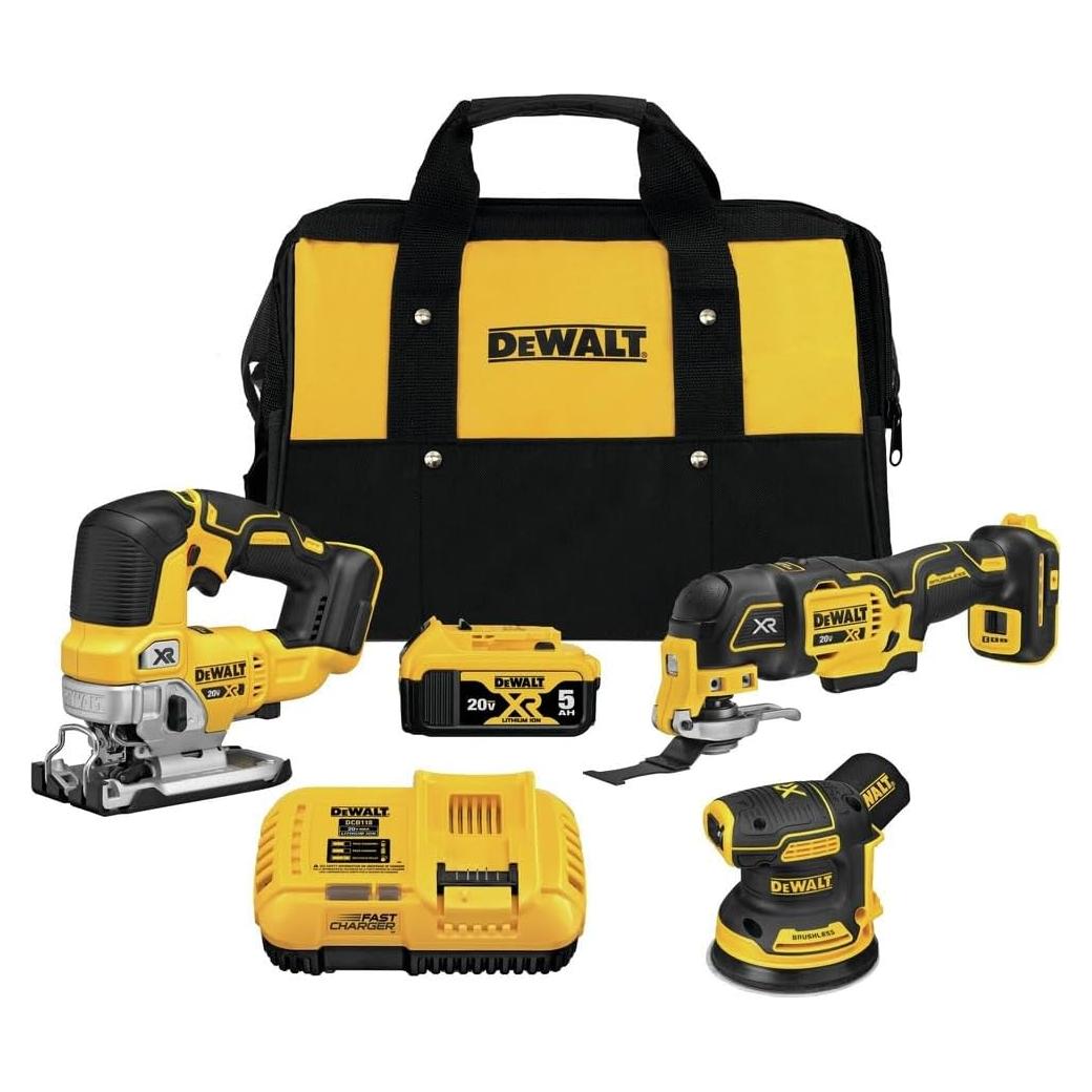 Kit de Herramientas Eléctricas DEWALT 20V MAX DCK300P1 3 Piezas