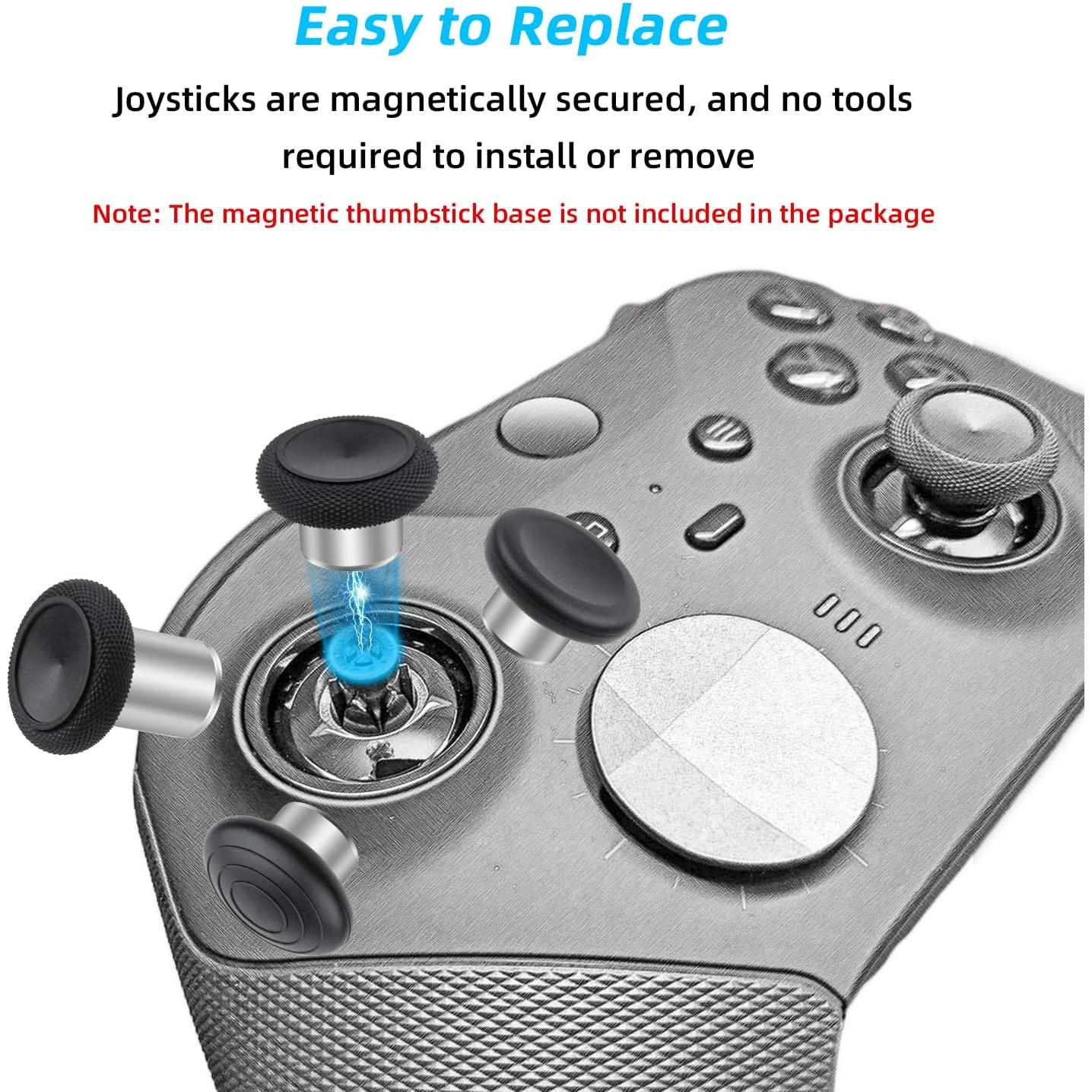 Thumbsticks de Metal Mcbazel para Xbox Elite Series 2 - Negro