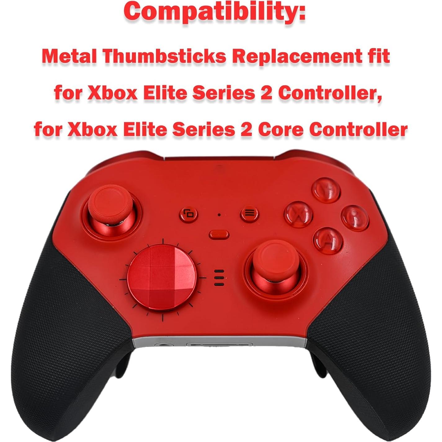 Reemplazo Thumbsticks Cortos Peixiong para Xbox Elite 2 Rojo