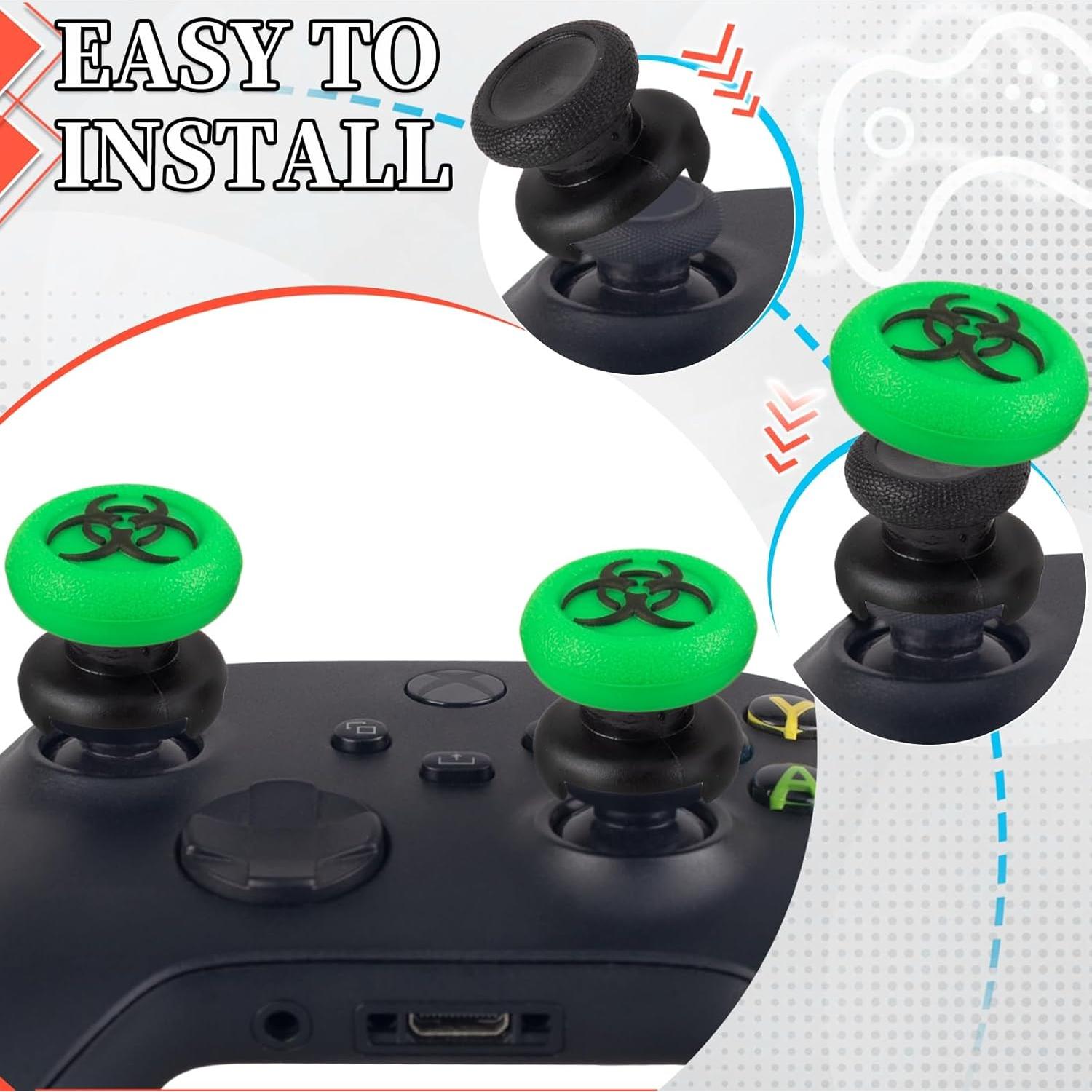 Extensor de Thumbstick y Cubierta de Silicona PlayRealm para Xbox