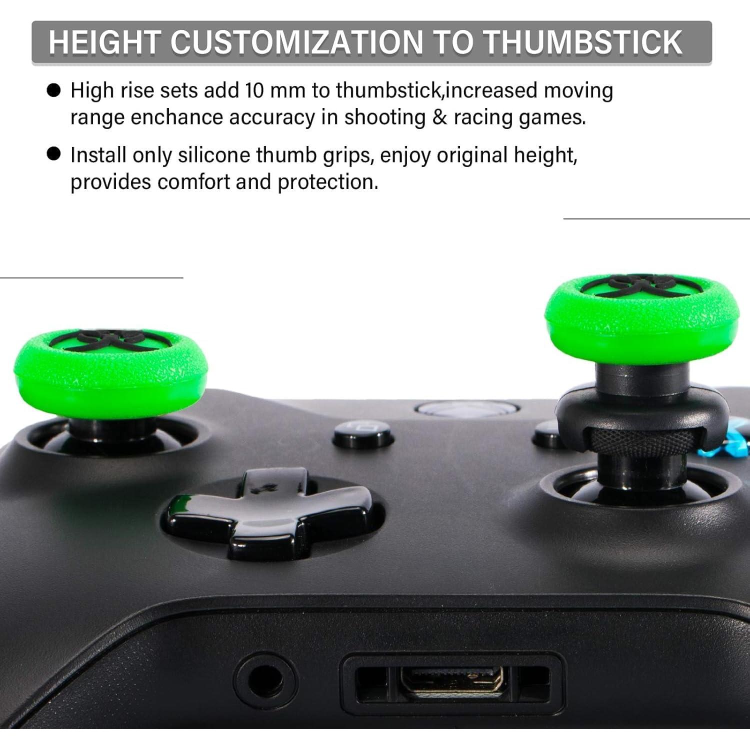 Extensor de Thumbstick y Cubierta de Silicona PlayRealm para Xbox
