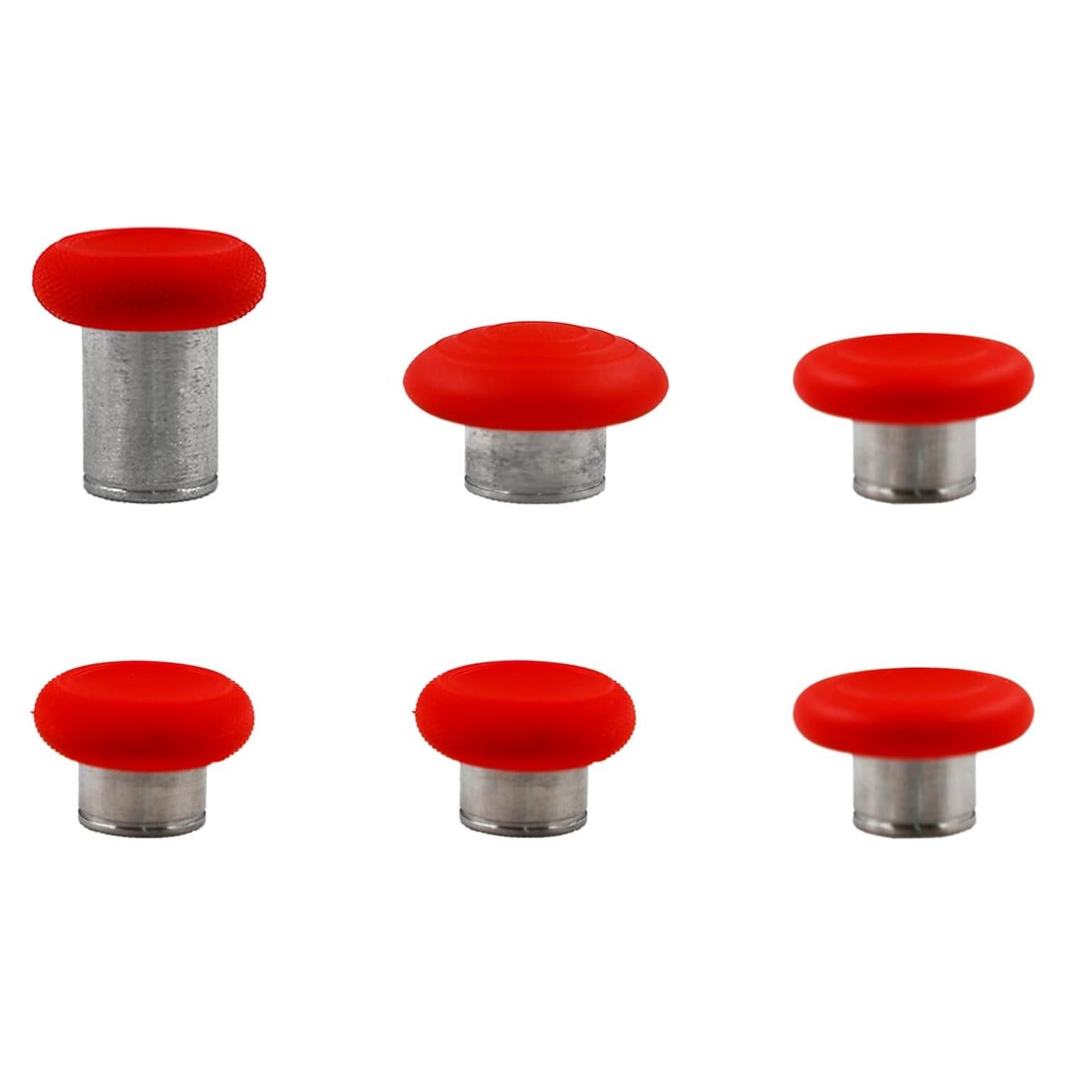 6 Piezas Reemplazo Joysticks Peixiong para Xbox Elite 2 Rojo