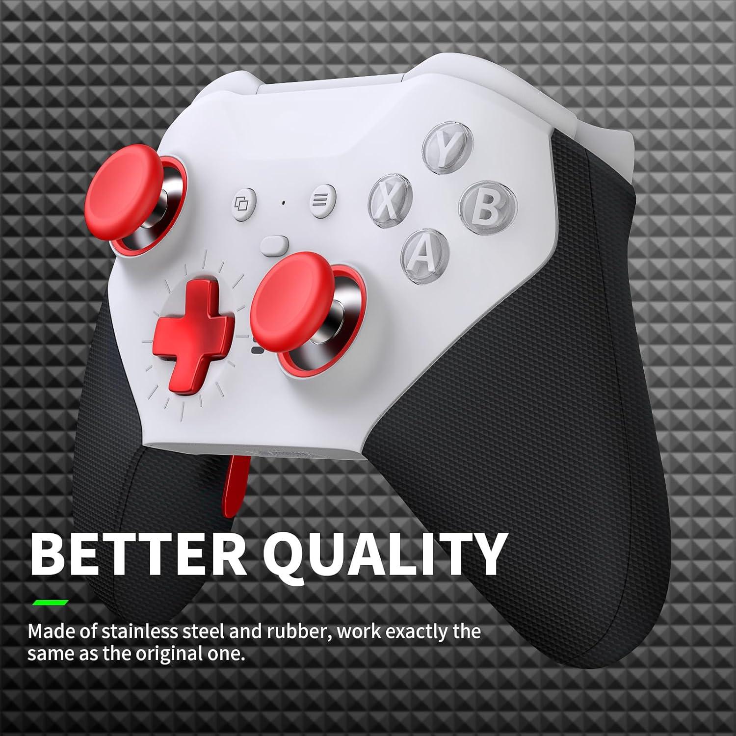 TOMSIN 15 en 1 Accesorios Xbox Elite Series 2 Rojo