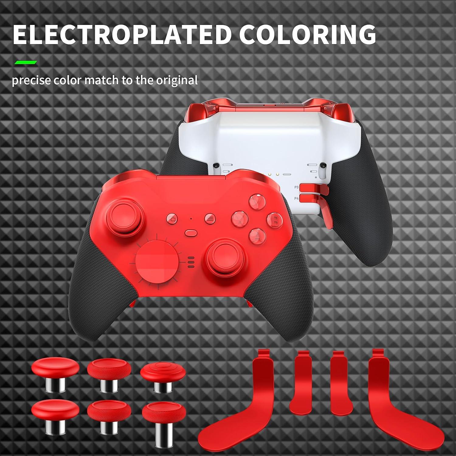 TOMSIN 15 en 1 Accesorios Xbox Elite Series 2 Rojo