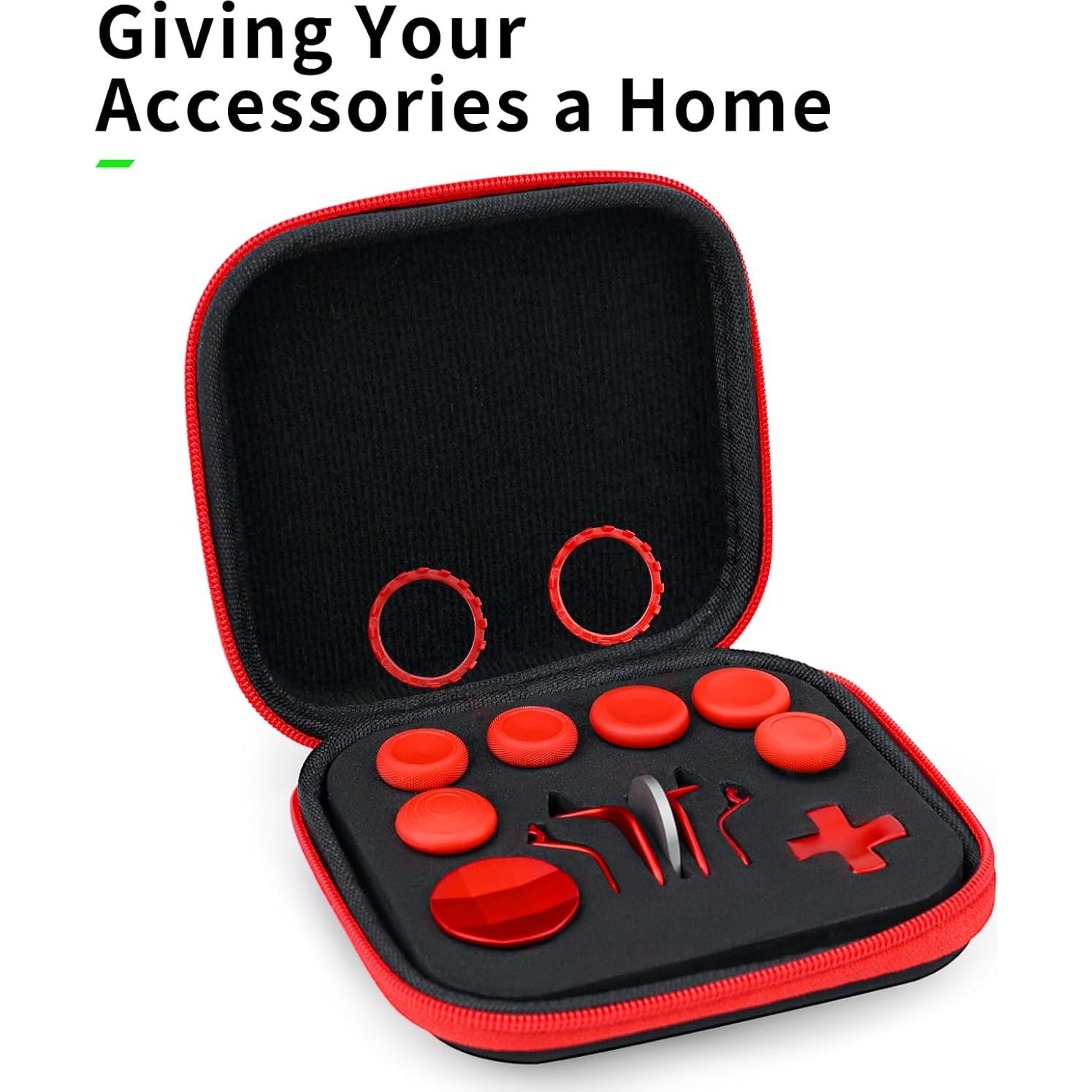 TOMSIN 15 en 1 Accesorios Xbox Elite Series 2 Rojo