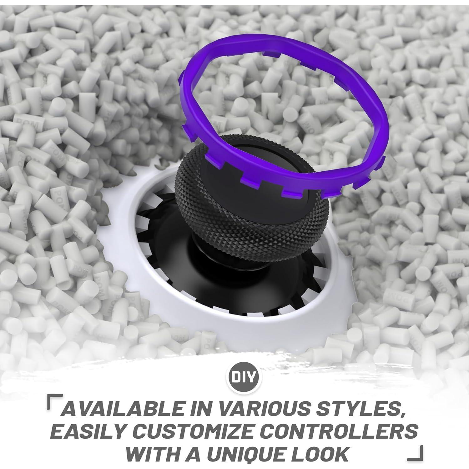 Anillos de Acento Octagonales eXtremeRate para Xbox Elite - Púrpura