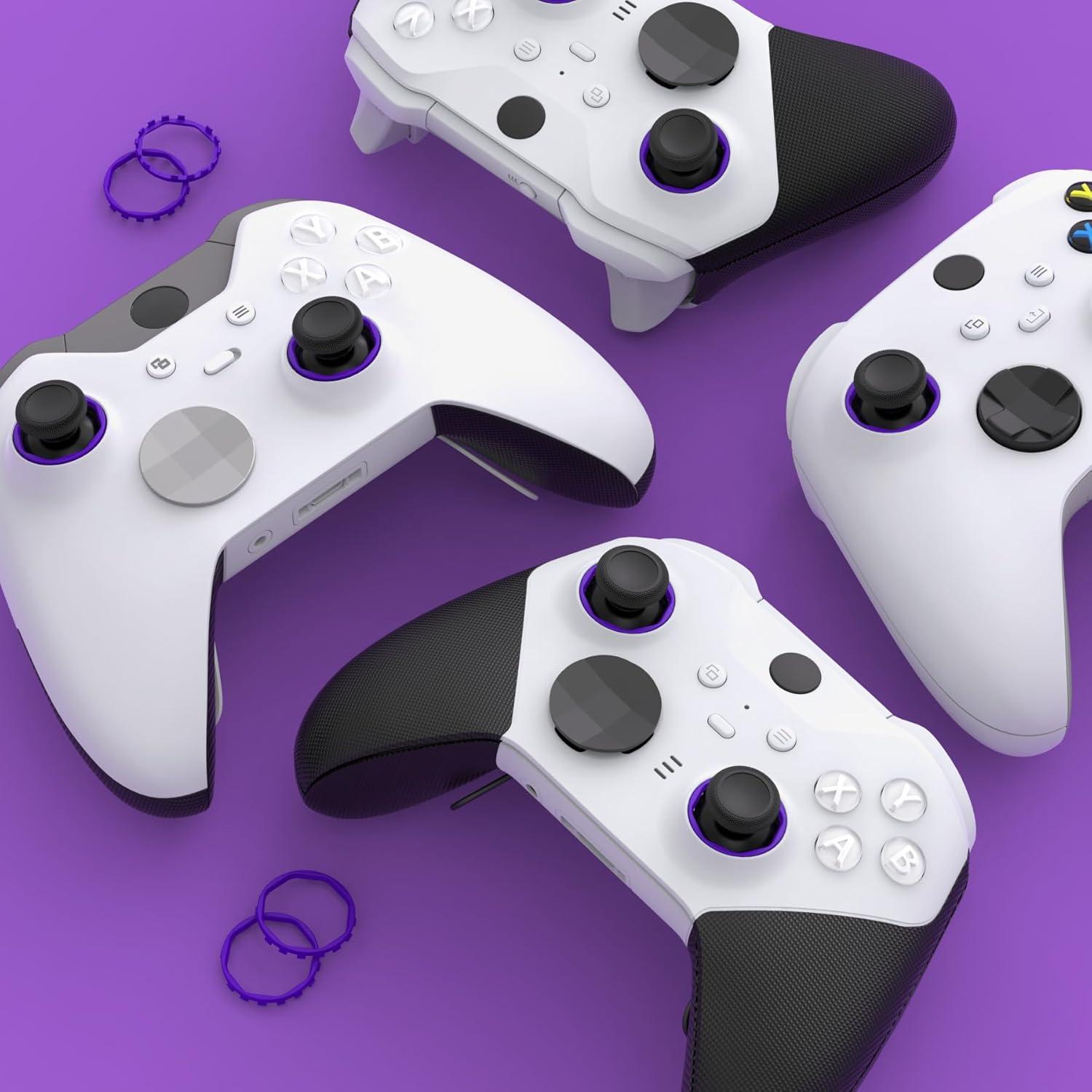 Anillos de Acento Octagonales eXtremeRate para Xbox Elite - Púrpura