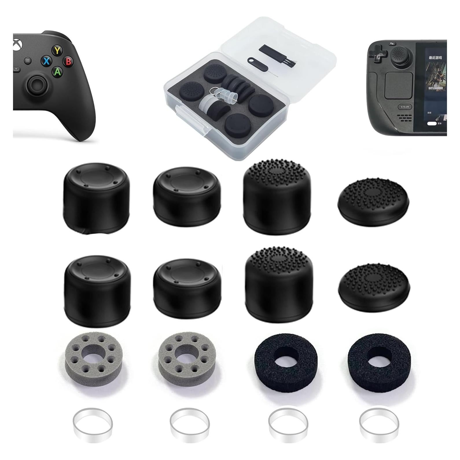 Juego de Tapas de Agarre para Pulgar ZHI-NYLLDJS 16pcs Xbox/Steam Deck