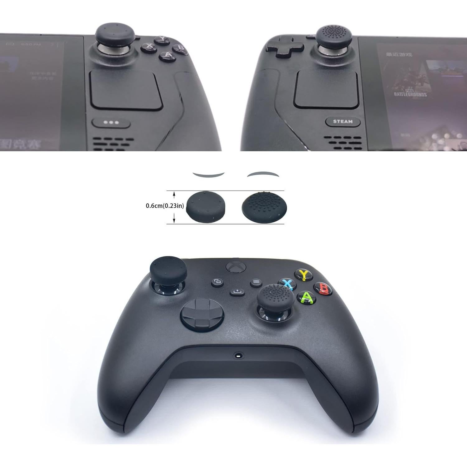 Juego de Tapas de Agarre para Pulgar ZHI-NYLLDJS 16pcs Xbox/Steam Deck