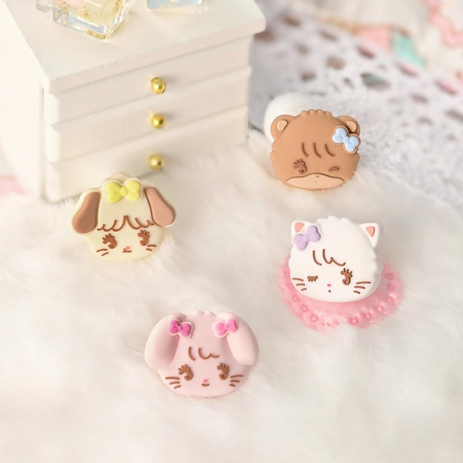 Tapas de Agarre para Pulgar GeekShare Kawaii Switch 4 Pcs