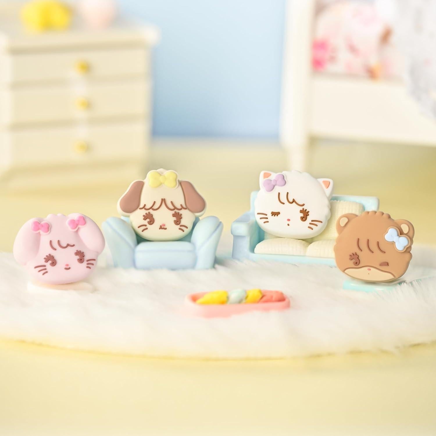 Tapas de Agarre para Pulgar GeekShare Kawaii Switch 4 Pcs
