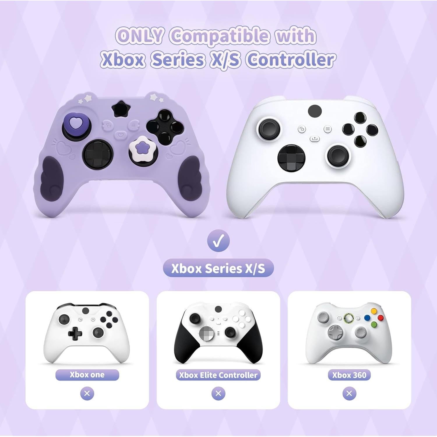 Funda de Controlador GeekShare para Xbox Series X Púrpura