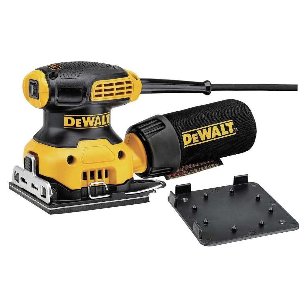 Lijadora de Palma DEWALT DWE6411K 1/4 Hoja 2.3A Amarillo