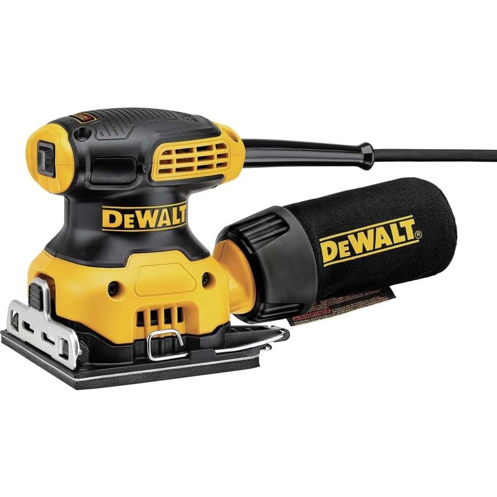 Lijadora de Palma DEWALT DWE6411K 1/4 Hoja 2.3A Amarillo