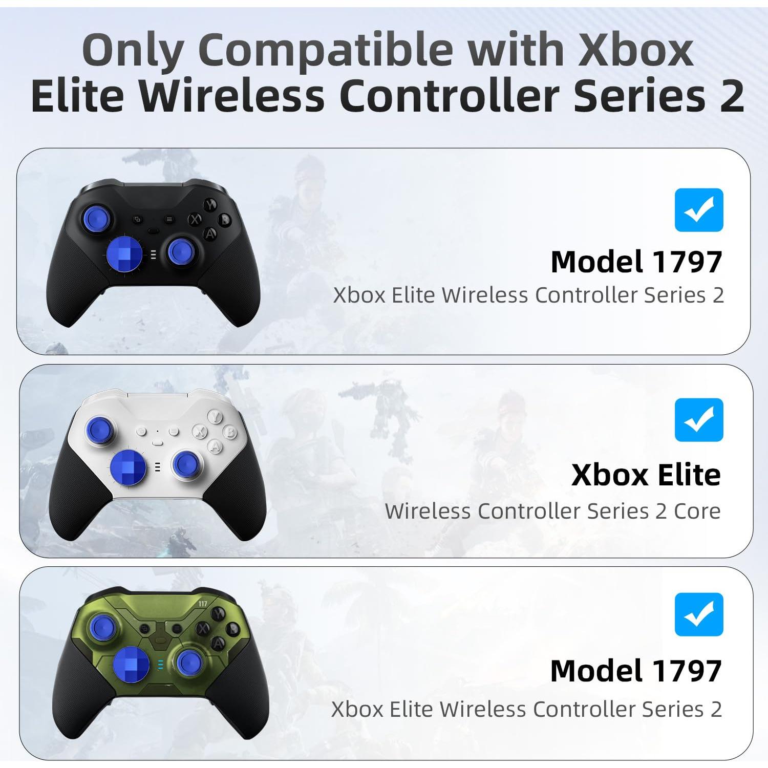 Kit 13 en 1 Accesorios Xbox Elite 2 TanReginal Azul