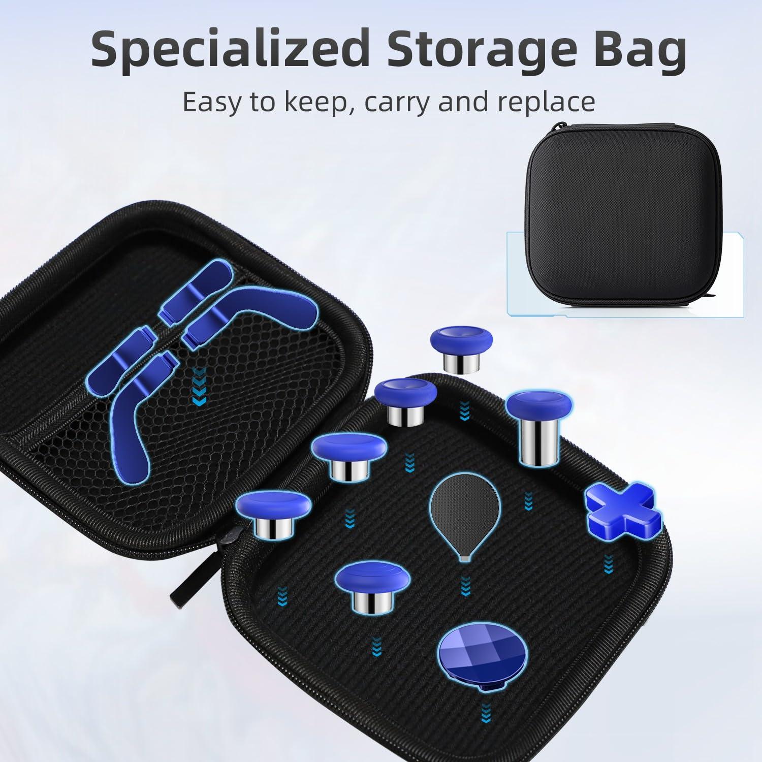 Kit 13 en 1 Accesorios Xbox Elite 2 TanReginal Azul