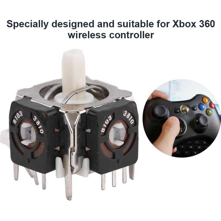 Joystick 3D FOSA 5 Pcs Reemplazo para Controlador 360