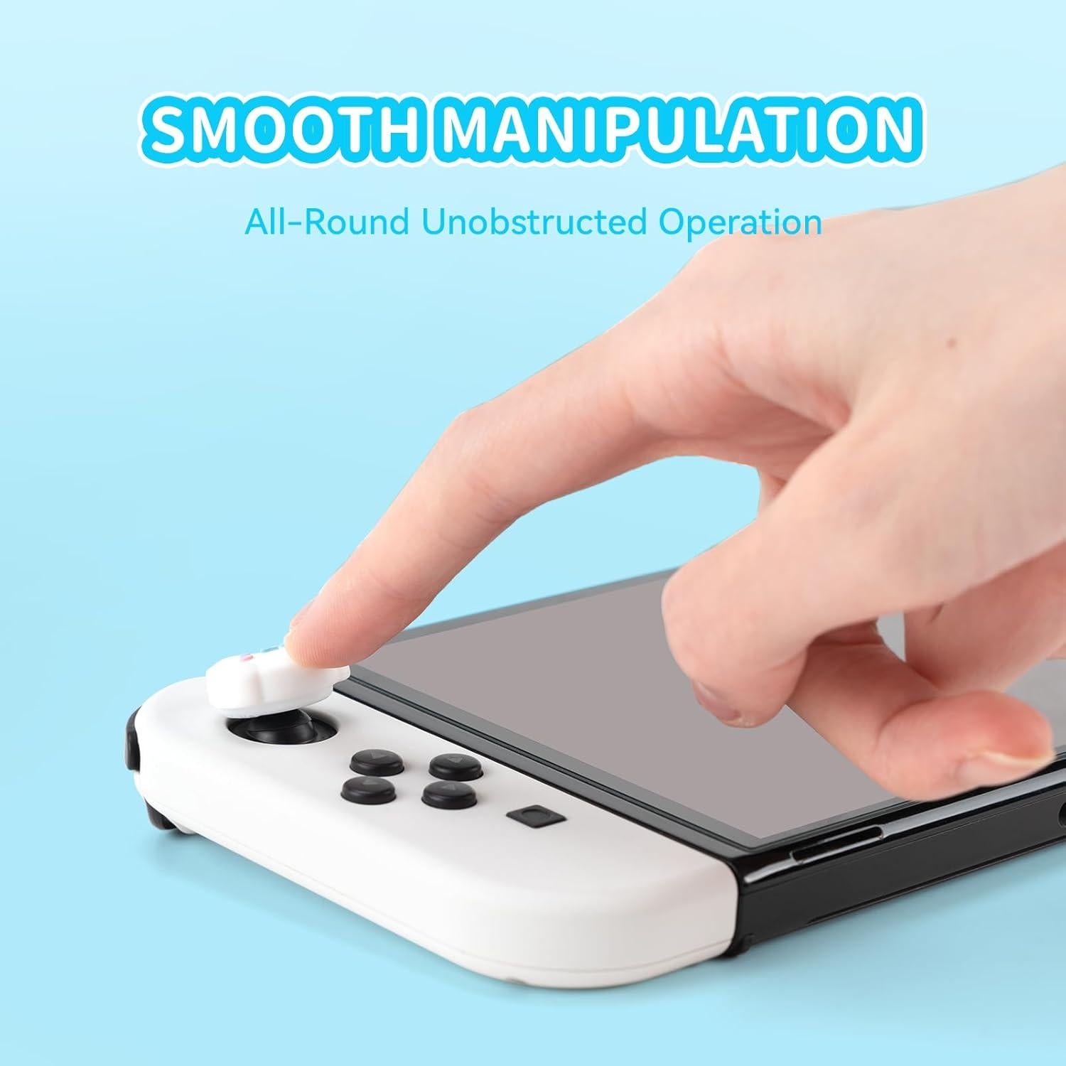 Tapa de Joystick WISHAVEN para Nintendo Switch - Pasteles y Perro