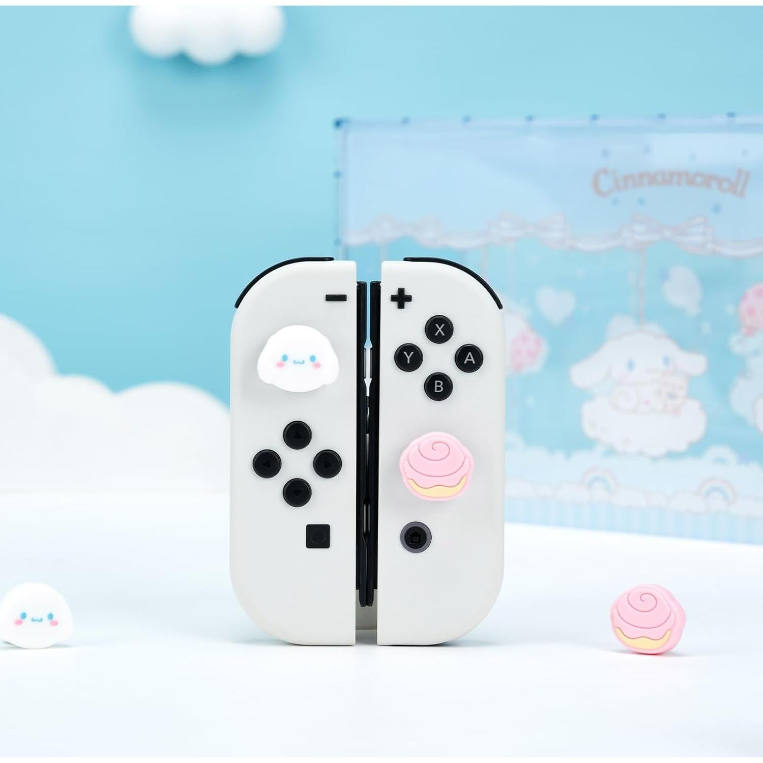 Tapa de Joystick WISHAVEN para Nintendo Switch - Pasteles y Perro