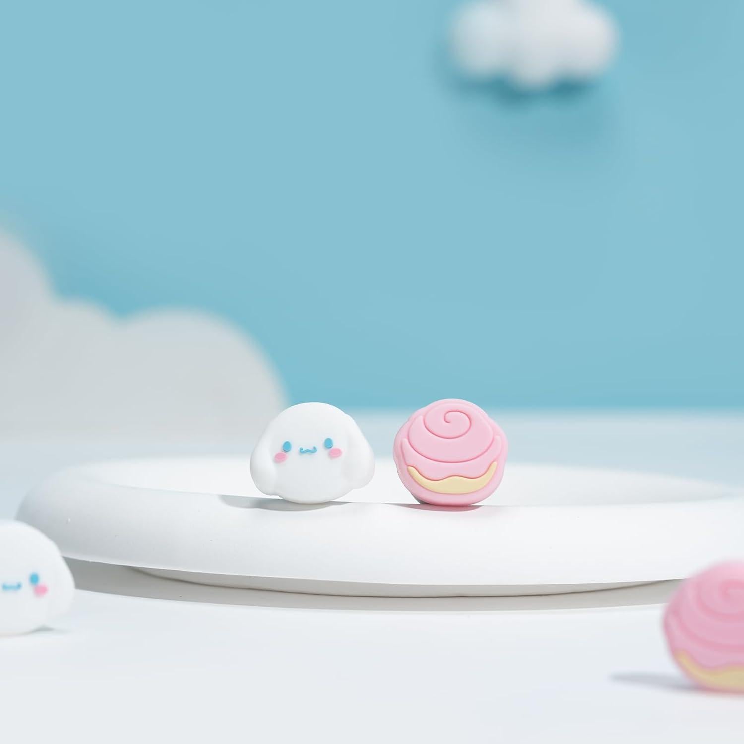 Tapa de Joystick WISHAVEN para Nintendo Switch - Pasteles y Perro