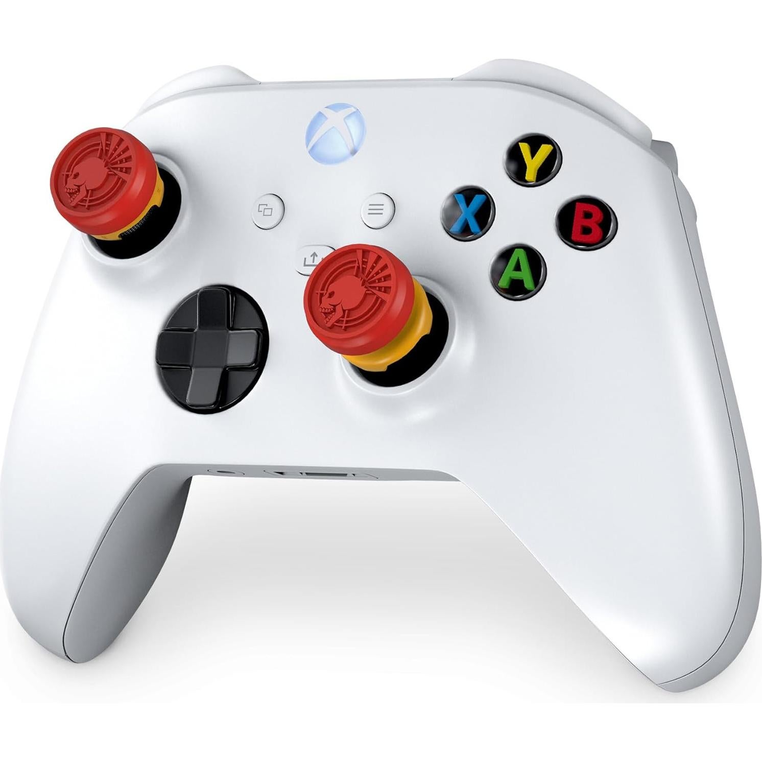 KontrolFreek Deadshot Thumbsticks Rojo/Amarillo para Xbox