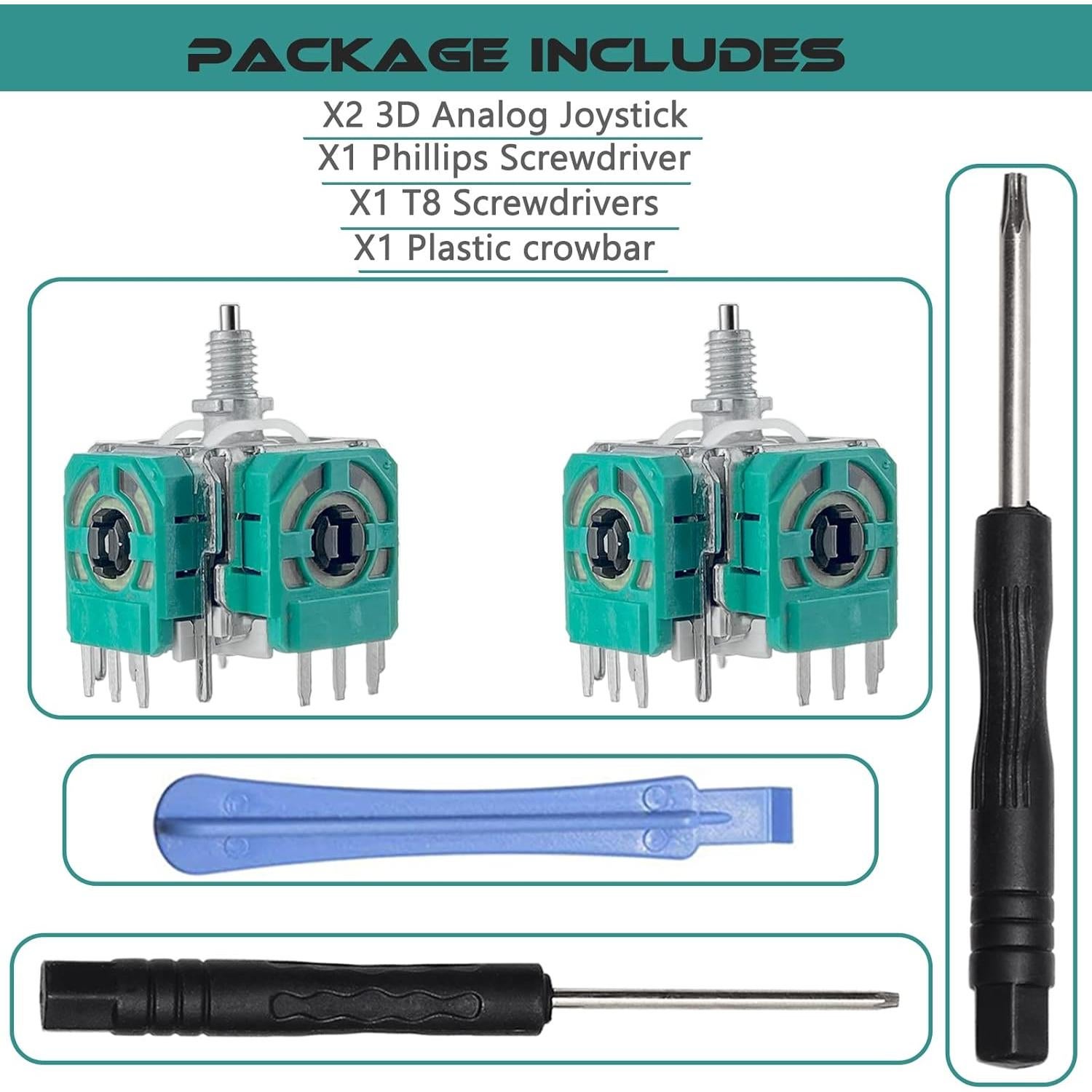 Paquete 2 Joysticks Analógicos Gorliskl para Xbox One Elite 2