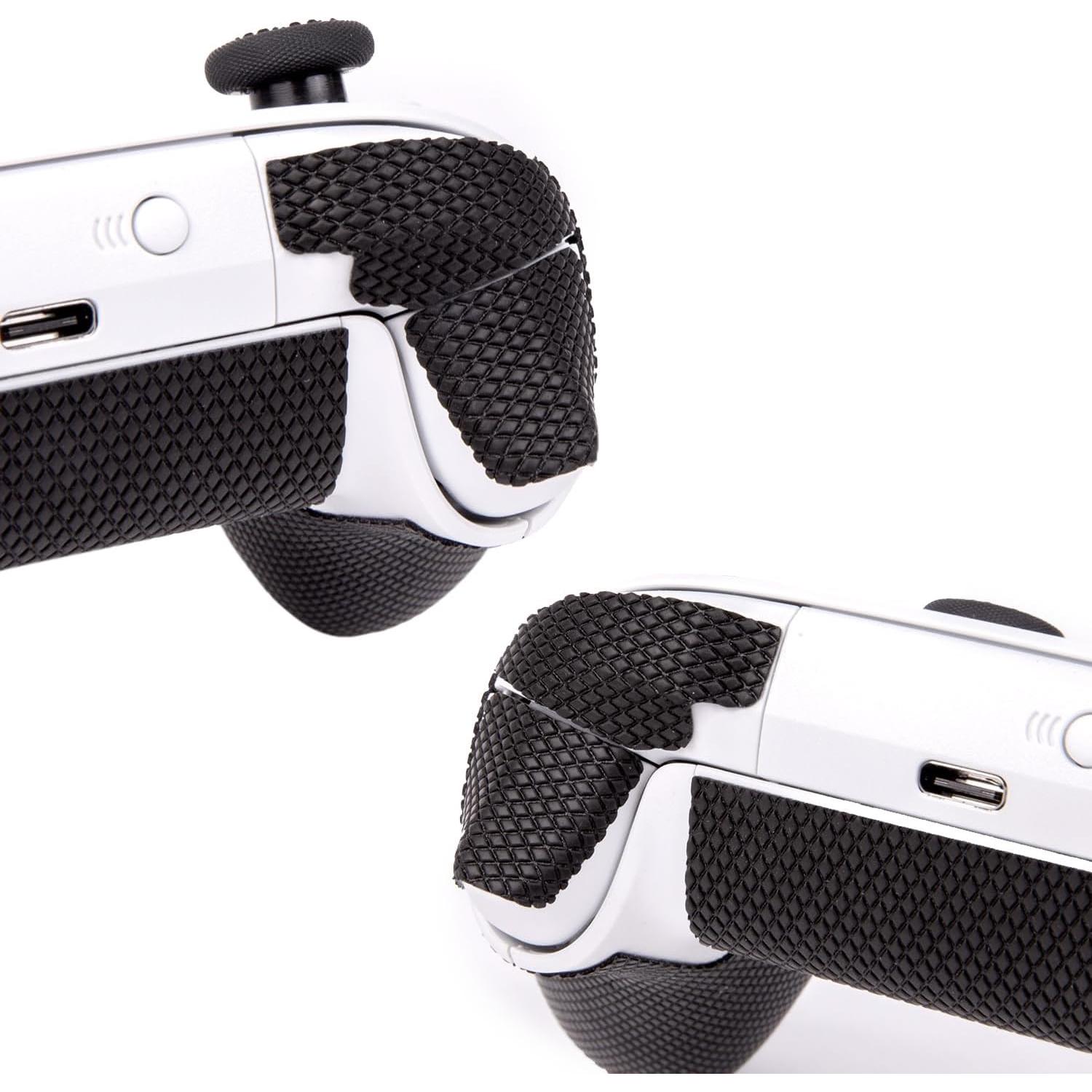 Controller Grips Compatible with Xbox Series X/S, Anti-Slip, Sweat-Absorbent, Textured Skin kit, for Xbox Controllers Handle Grips, Buttons, Triggers (Classic Version - Black)