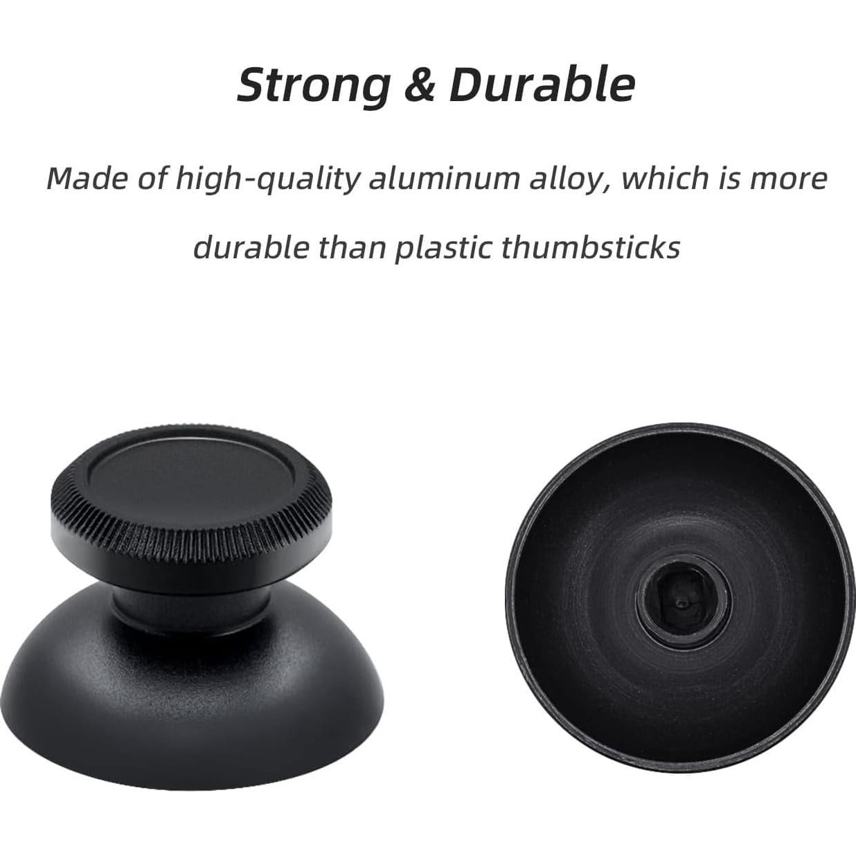 Thumbsticks de Aluminio Mcbazel para Xbox ONE Negro (Juego de 2)