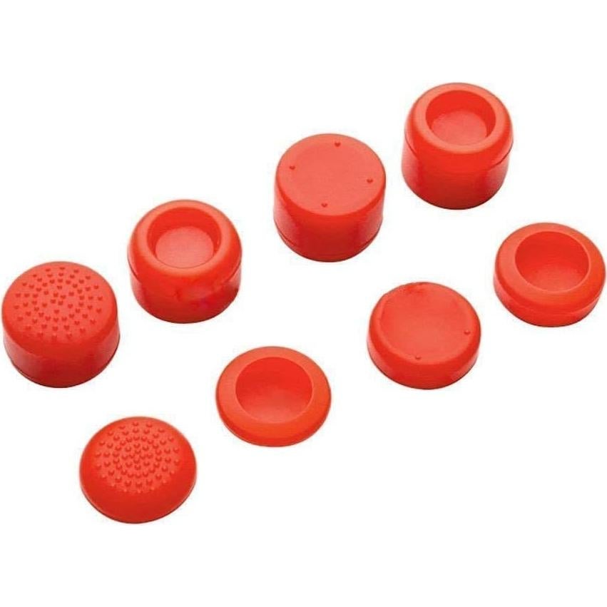 Grips Antideslizantes Ambertown para Joystick PS5 PS4 Xbox Rojo