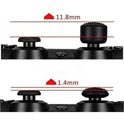 Grips Antideslizantes Ambertown para Joystick PS5 PS4 Xbox Rojo