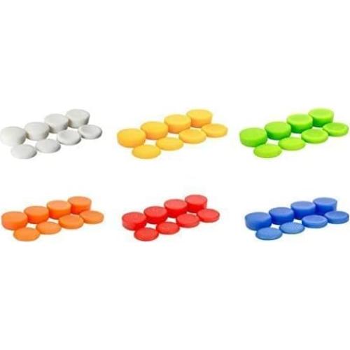 Grips Antideslizantes Ambertown para Joystick PS5 PS4 Xbox Rojo