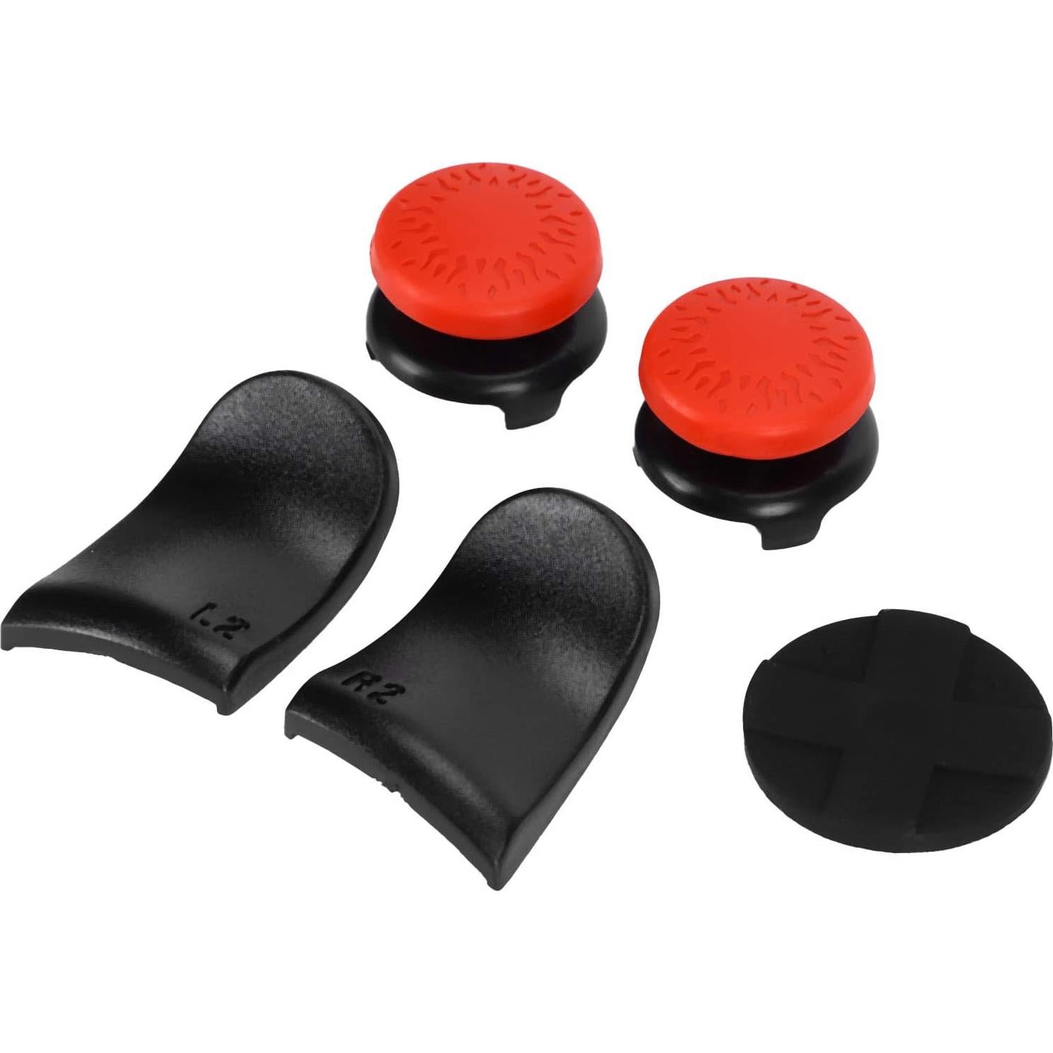 Agarre de Joystick eboxer-1 para Controlador PS4 - Rojo