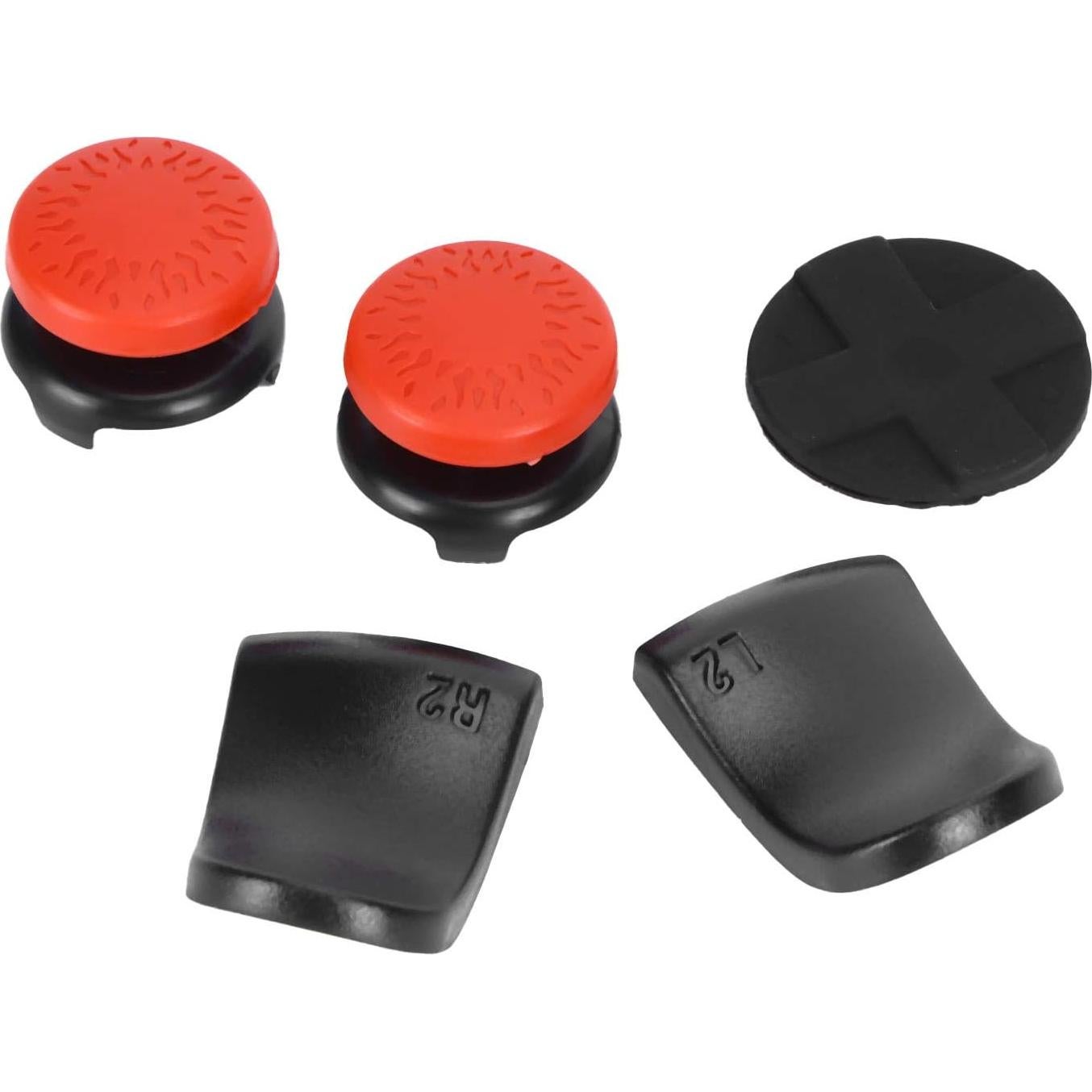 Agarre de Joystick eboxer-1 para Controlador PS4 - Rojo
