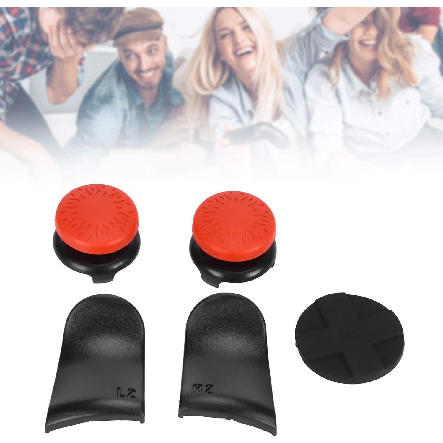 Agarre de Joystick eboxer-1 para Controlador PS4 - Rojo
