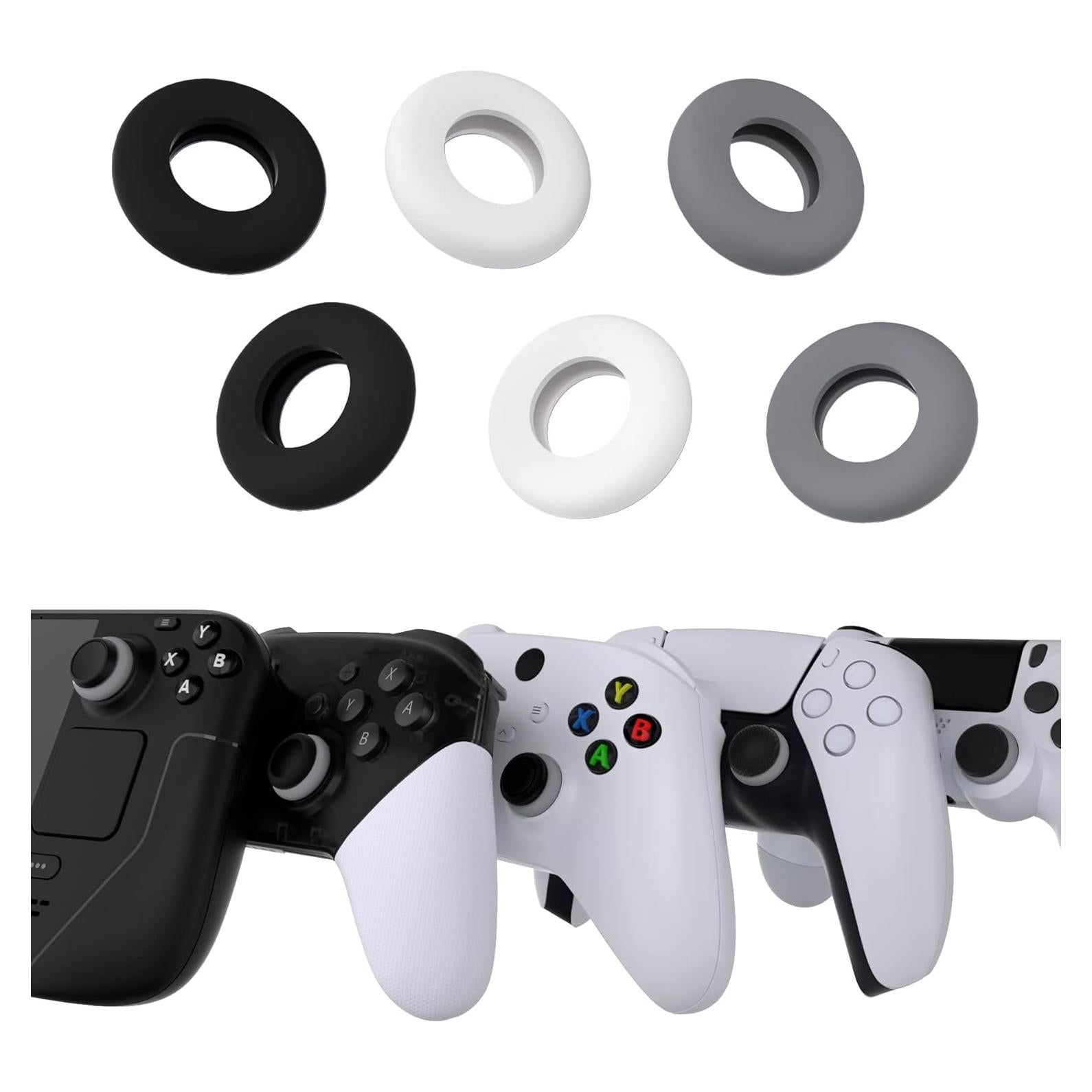Anillos de Precisión de Silicona PlayVital para Joysticks - 6 Piezas
