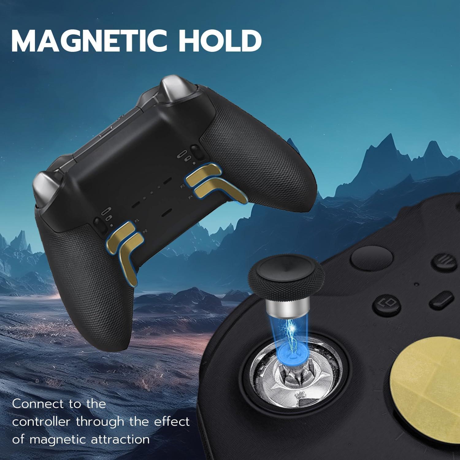Mcbazel 13 en 1 Joysticks y Paddles para Xbox Elite 2 - Oro