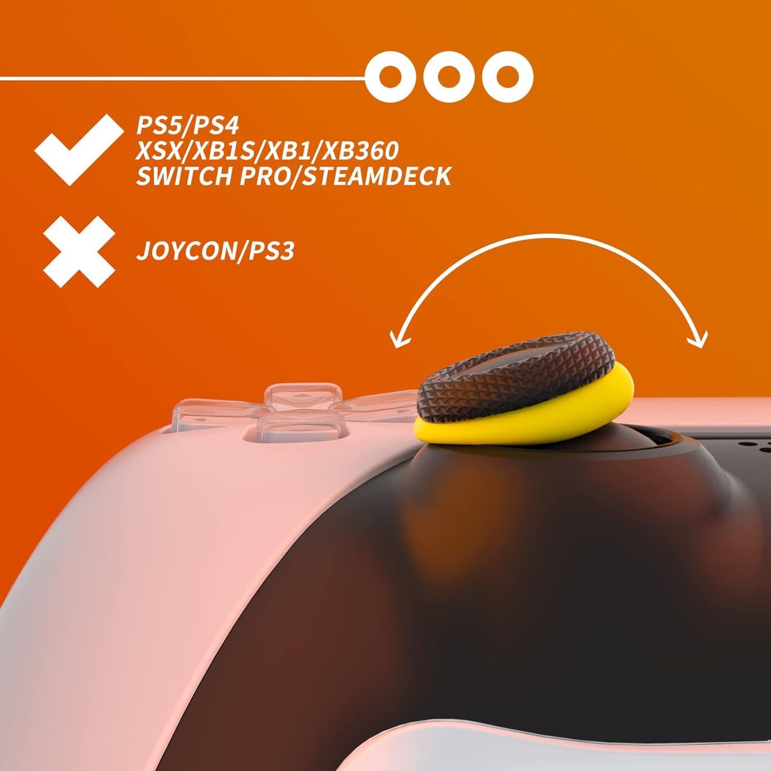 Anillos de Precisión PlayVital para Joystick PS5, PS4, Xbox