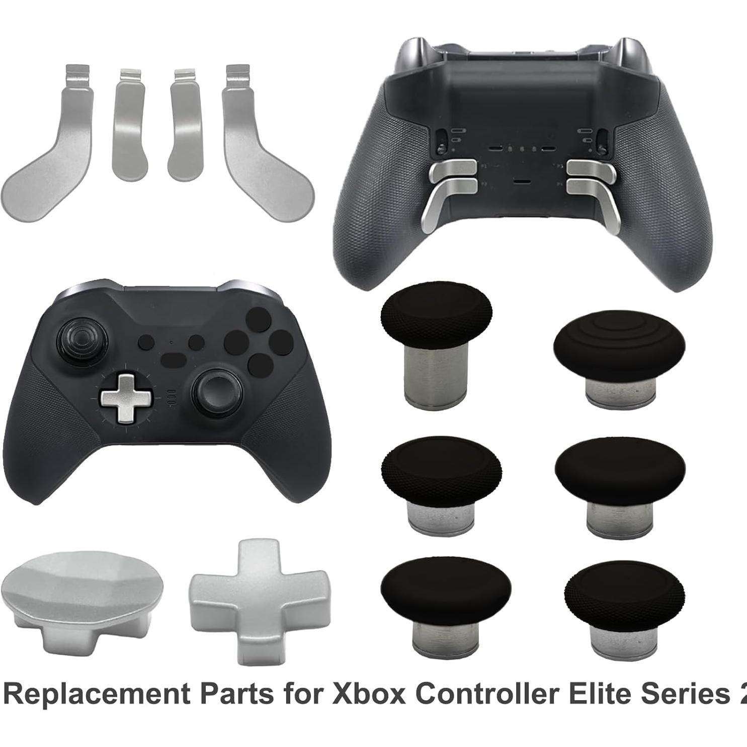 Kit 13 en 1 Accesorios Xbox Elite Series 2 Core Plata