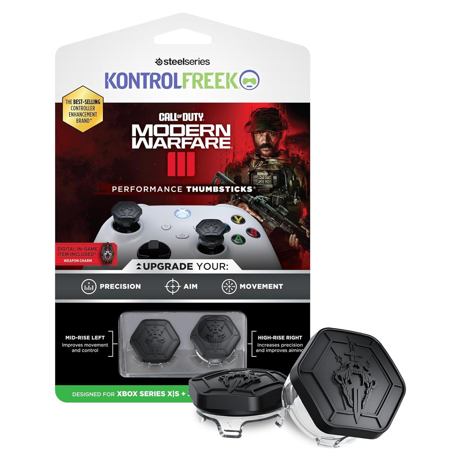 Thumbsticks KontrolFreek MW3 para Xbox One y Series X | Negro