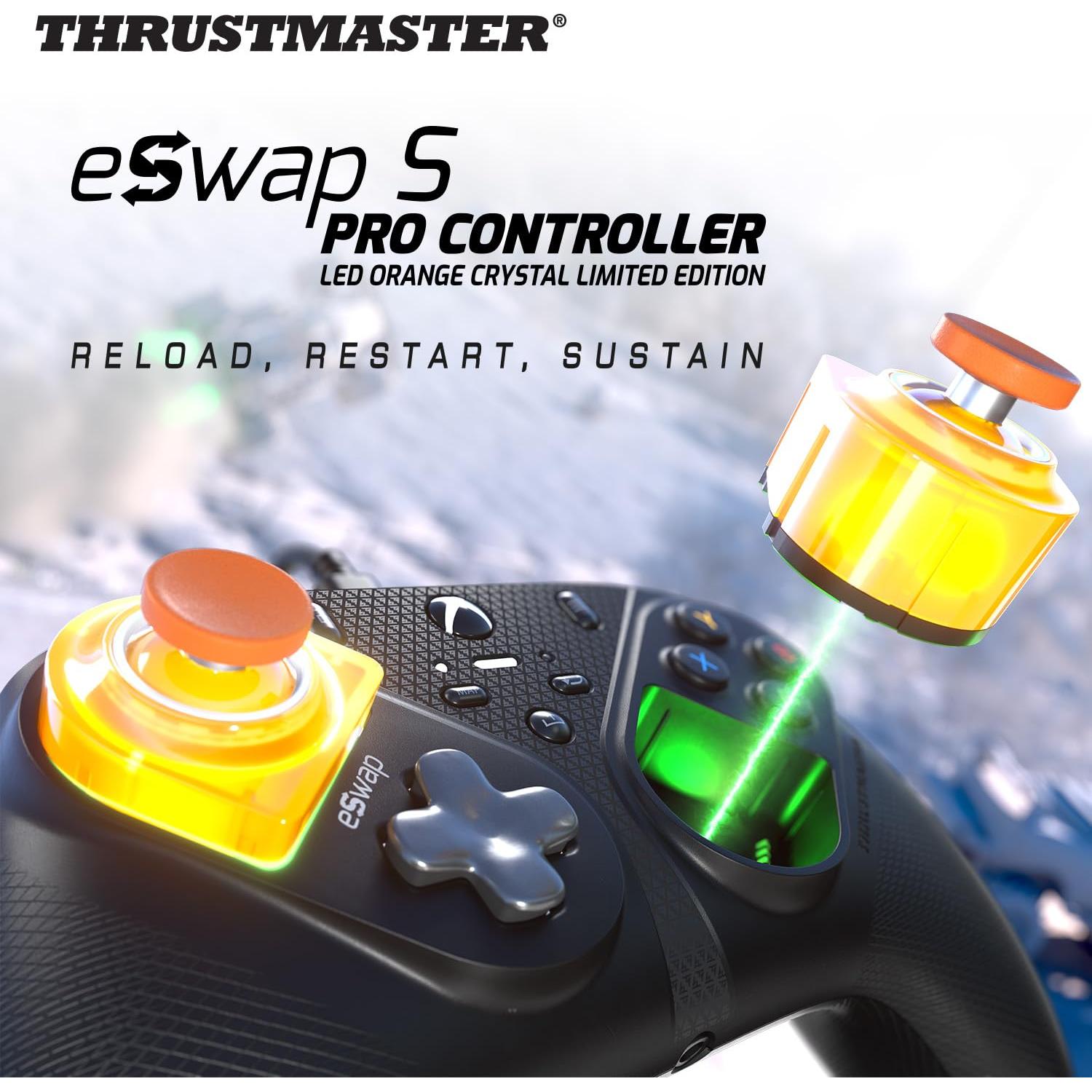 Controlador Pro Thrustmaster eSwap S Crystal Orange - Xbox/PC