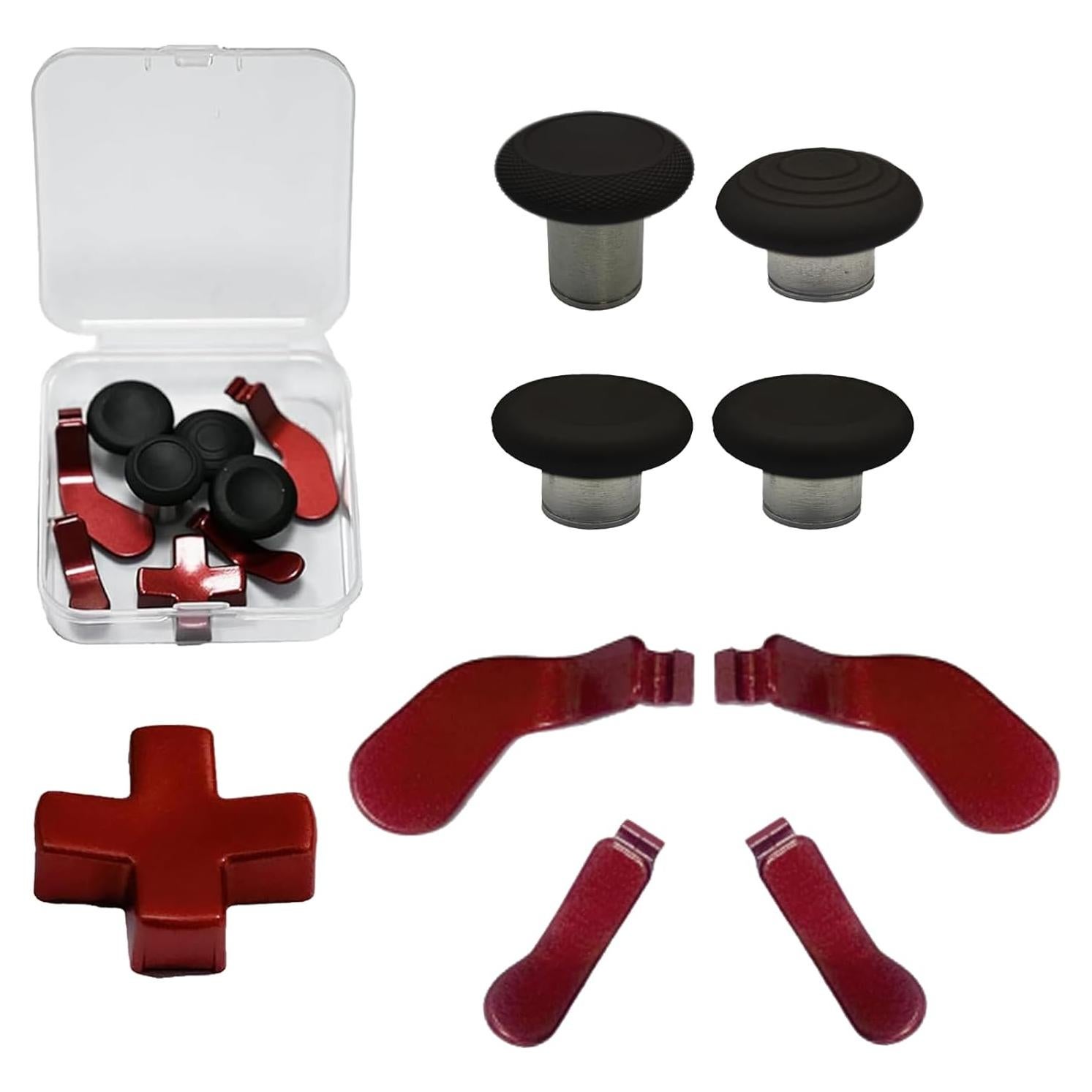 Kit 9 en 1 Accesorios Xbox Elite Series 2 Rojo