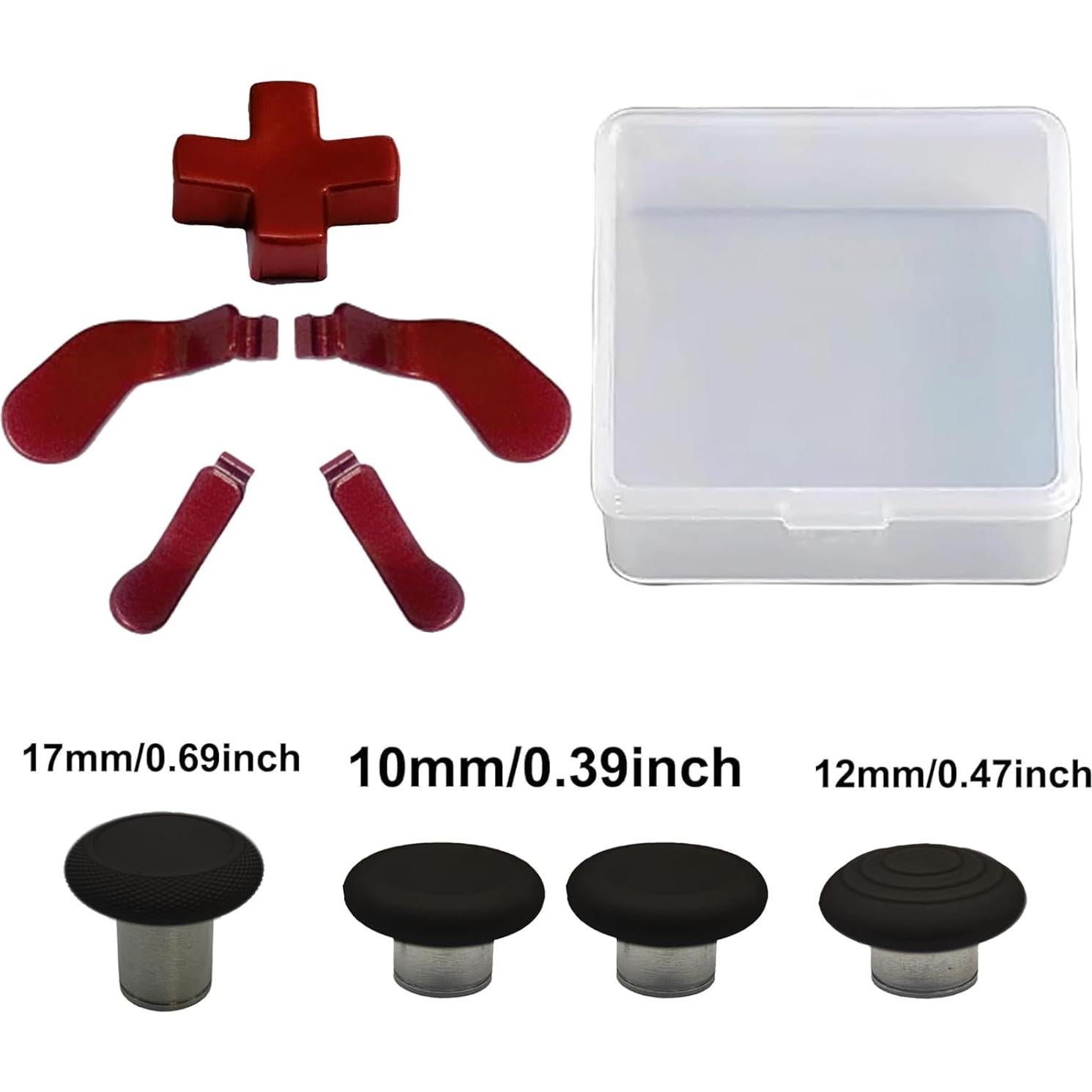 Kit 9 en 1 Accesorios Xbox Elite Series 2 Rojo