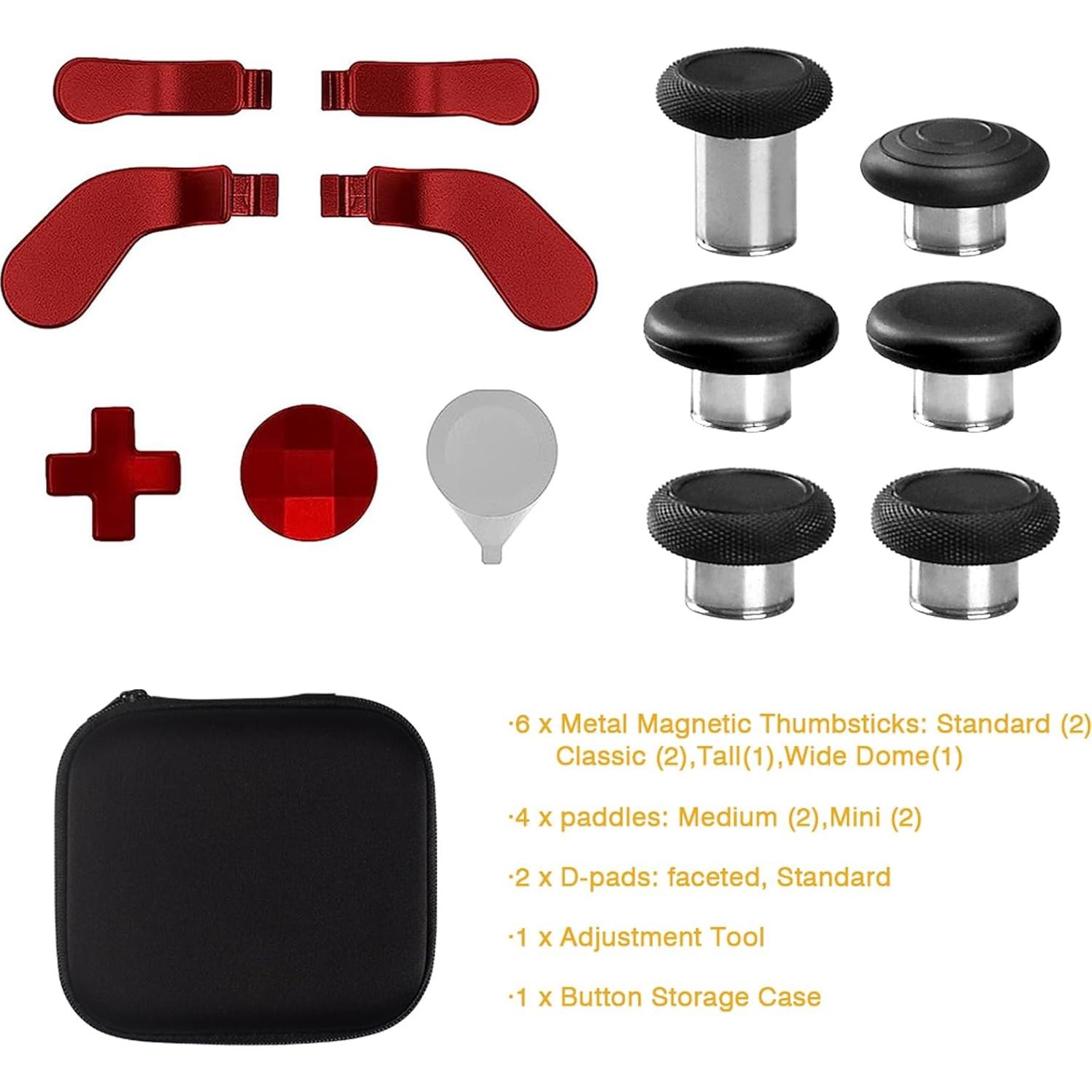 14 en 1 Accesorios Xbox Elite Series 2 VGBUS Rojo