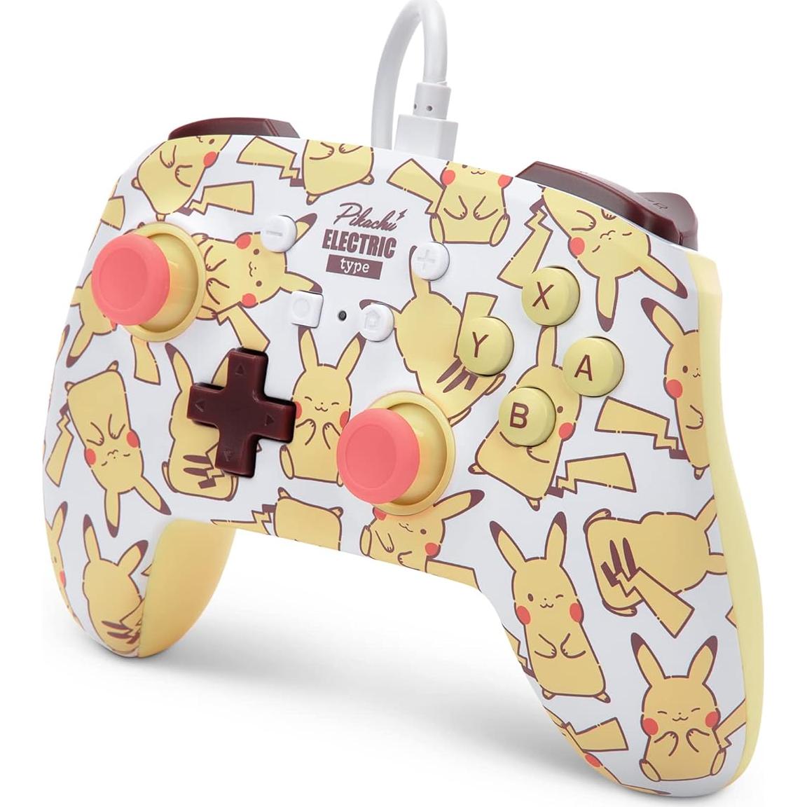 Controlador con cable PowerA para Nintendo Switch Pikachu
