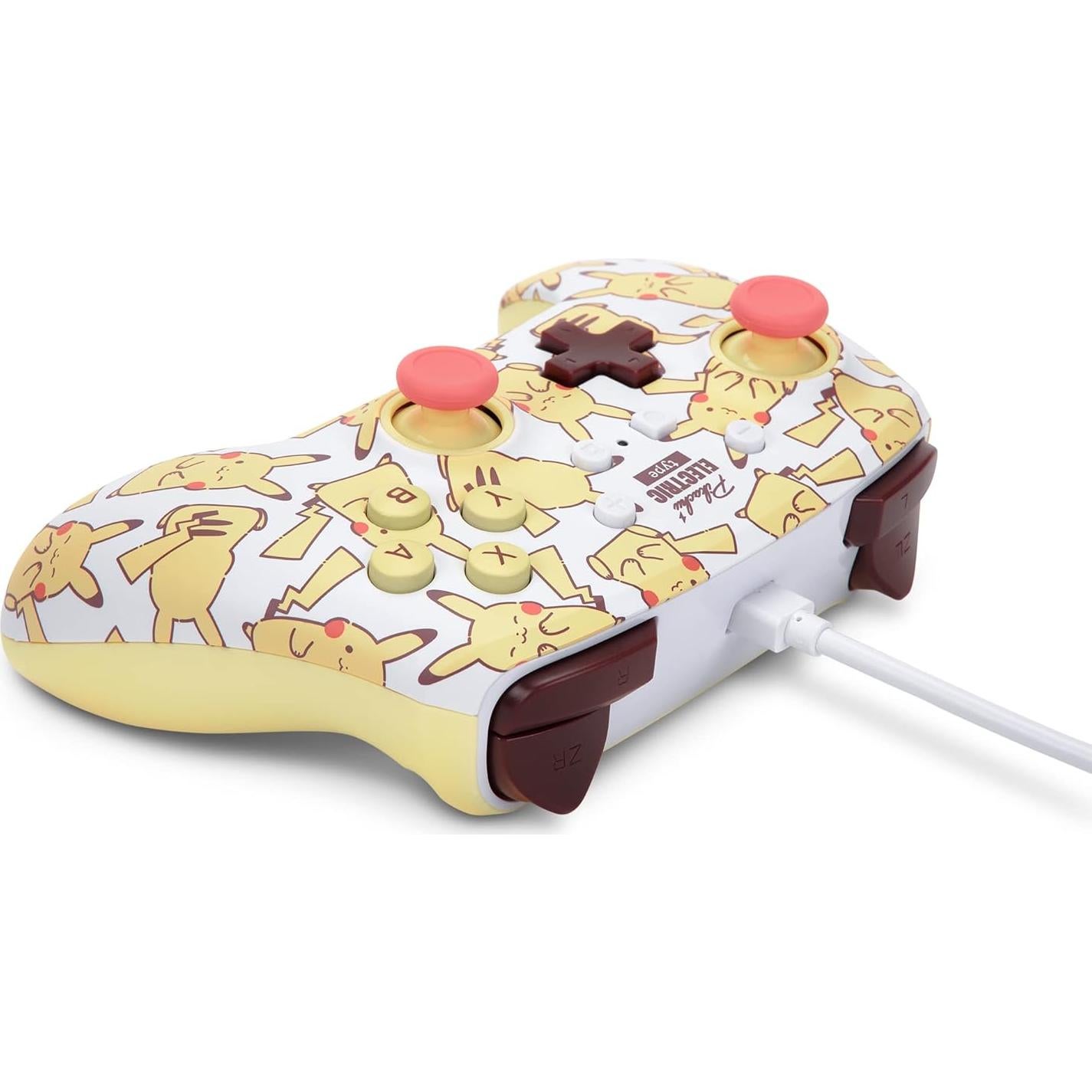 Controlador con cable PowerA para Nintendo Switch Pikachu
