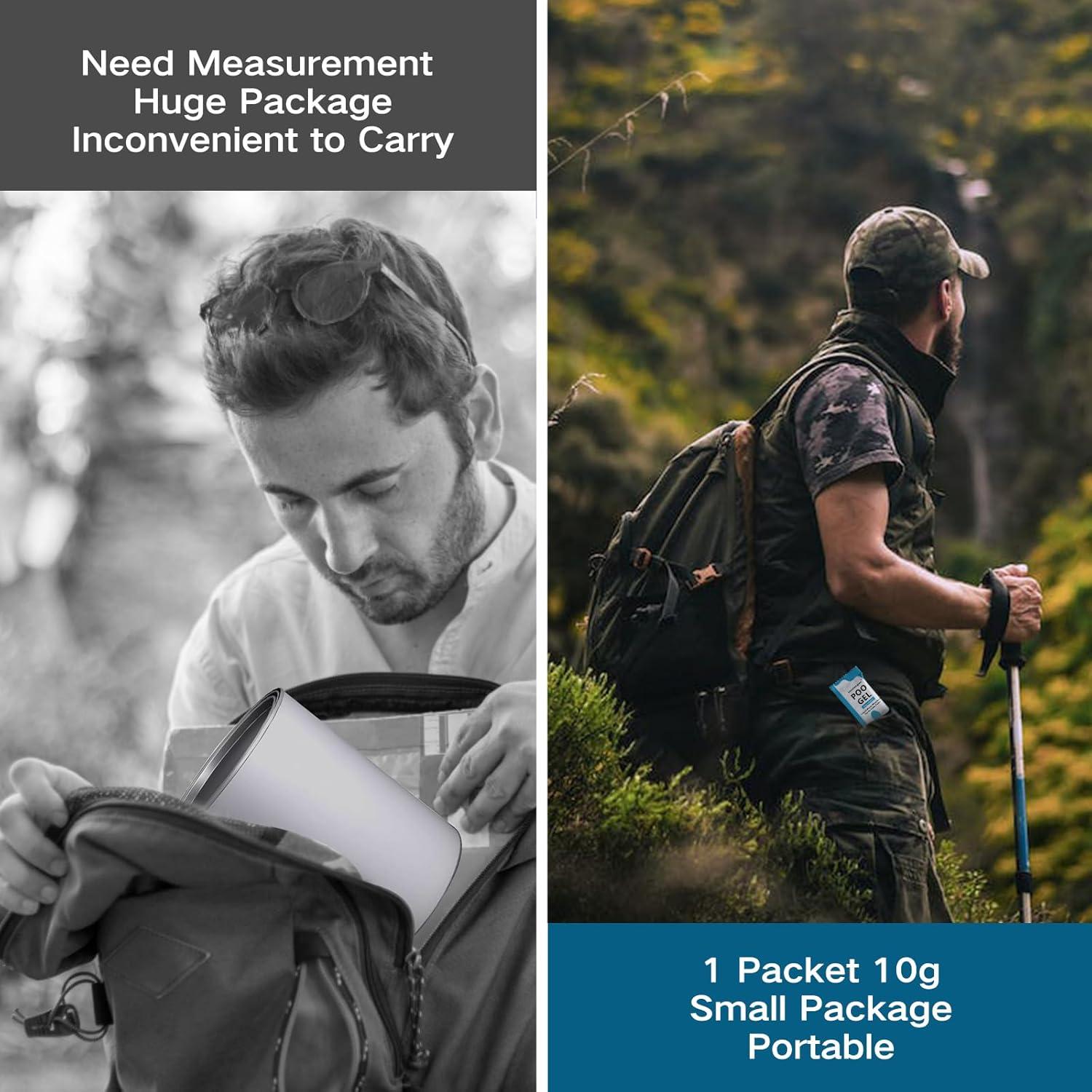 Gel Absorbente para Inodoro Portátil Oceanengine 25 Paquetes